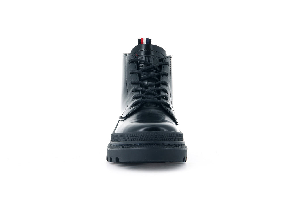 Zapatos Altas Palladium PALLATROOPER HI-1 Hombre Negras | Costa Rica-39657